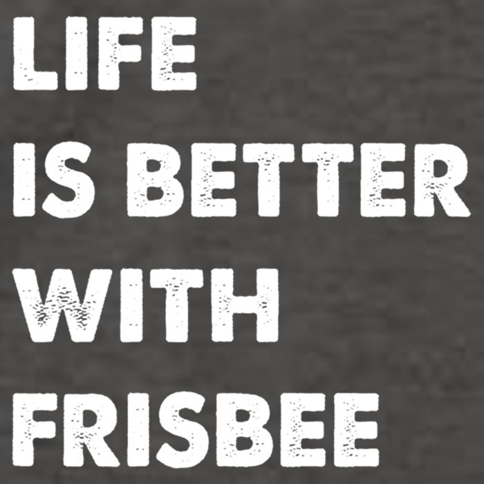 Funny Frisbee Life Is Better With Frisbee Funny Gift Vector Backpack