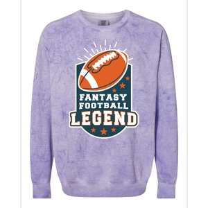 Fantasy Football Legend Colorblast Crewneck Sweatshirt