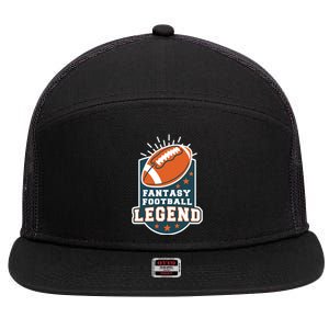 Fantasy Football Legend 7 Panel Mesh Trucker Snapback Hat