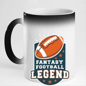 Fantasy Football Legend 11oz Black Color Changing Mug