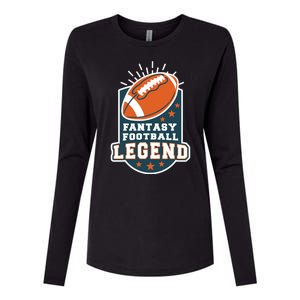 Fantasy Football Legend Womens Cotton Relaxed Long Sleeve T-Shirt