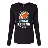 Fantasy Football Legend Womens Cotton Relaxed Long Sleeve T-Shirt