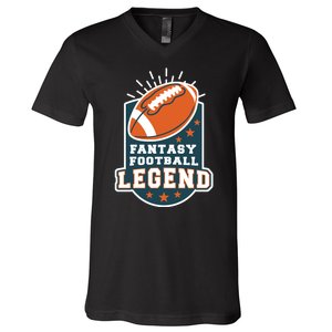 Fantasy Football Legend V-Neck T-Shirt