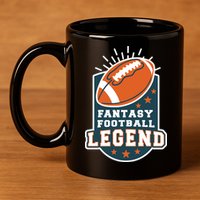 Fantasy Football Legend 11oz C Handle Ceramic Mug