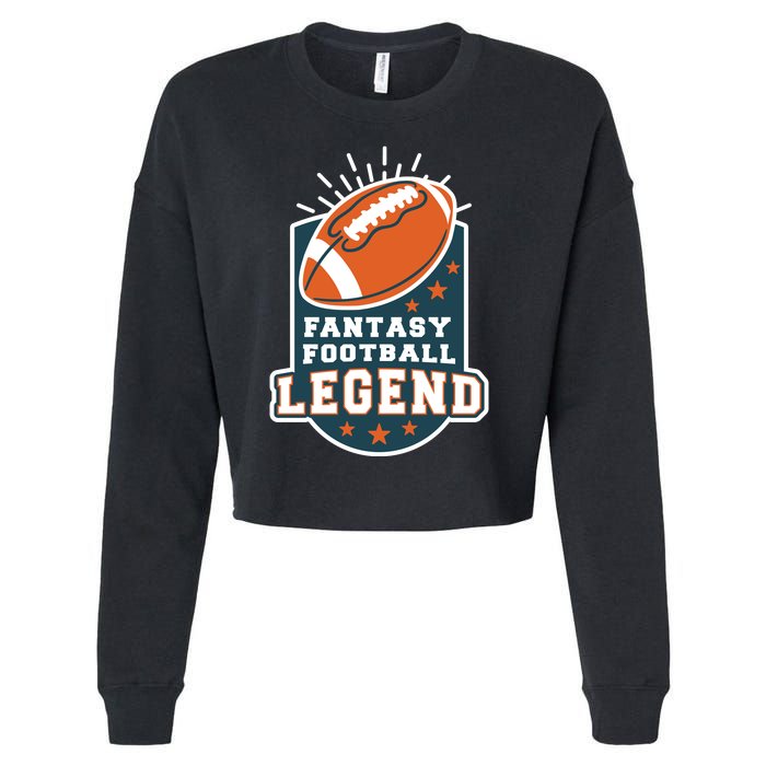 Fantasy Football Legend Cropped Pullover Crew