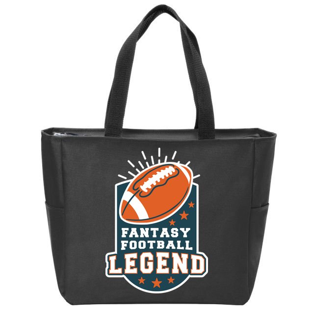 Fantasy Football Legend Zip Tote Bag
