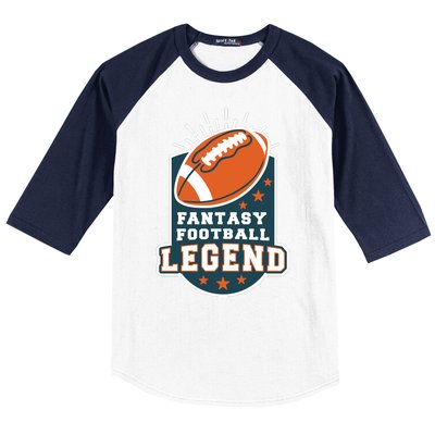 Fantasy Football Legend Baseball Sleeve Shirt