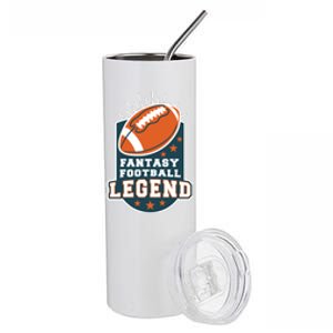 Fantasy Football Legend Stainless Steel Tumbler