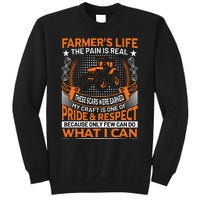 Funny Farmers Life Tractors Planting Crops Men Women Sweatshirt