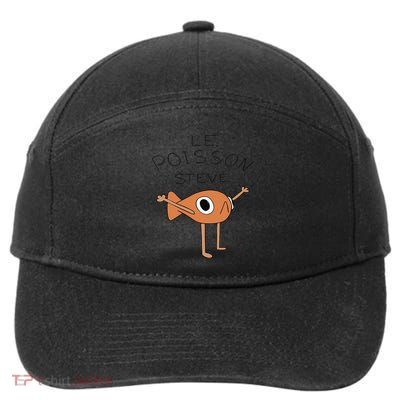Funny Fish Le Poisson Steve For Women 7-Panel Snapback Hat