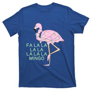 Funny Fa La La La Mingo Flamingo Christmas Gift T-Shirt