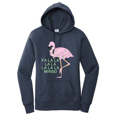 Funny Fa La La La Mingo Flamingo Christmas Gift Women's Pullover Hoodie