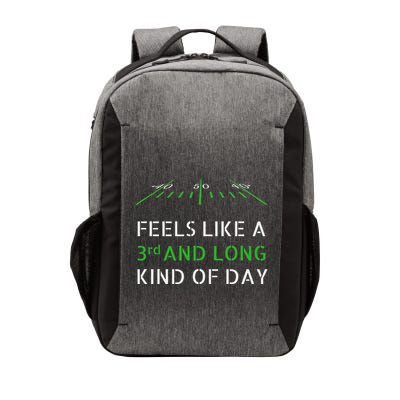 Football Feels Like 3rd And Long Kind Of Day Vector Backpack