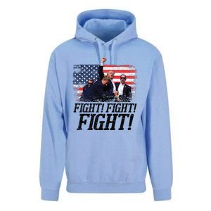 Fight Fist Legend Trump 2024 Survived Shot At Election Rally Unisex Surf Hoodie