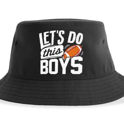 Football Fan Lets Do This Boy Football Mom Football Player Sustainable Bucket Hat