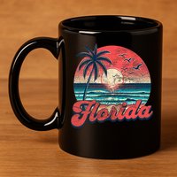 Florida 11oz C Handle Ceramic Mug