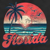 Florida 11oz C Handle Ceramic Mug