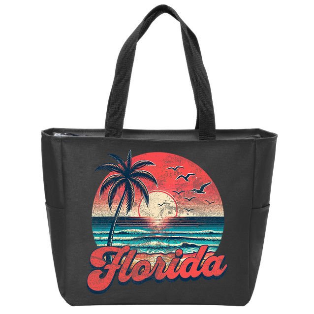 Florida Zip Tote Bag