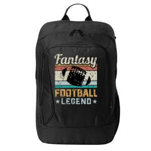 Fantasy Football Legend Retro Style City Backpack