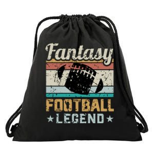 Fantasy Football Legend Retro Style Drawstring Bag