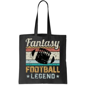 Fantasy Football Legend Retro Style Tote Bag