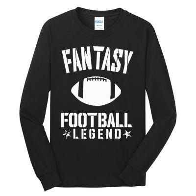 Fantasy Football Legend Fans Awesome Cool Gift Tall Long Sleeve T-Shirt