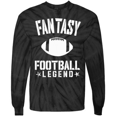 Fantasy Football Legend Fans Awesome Cool Gift Tie-Dye Long Sleeve Shirt