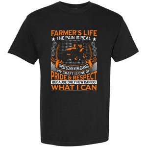 Funny Farmer’s Life Tractors Planting Crops Men Women Garment-Dyed Heavyweight T-Shirt