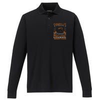 Funny Farmer’s Life Tractors Planting Crops Men Women Performance Long Sleeve Polo