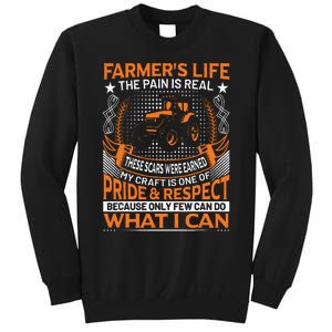 Funny Farmer’s Life Tractors Planting Crops Men Women Sweatshirt