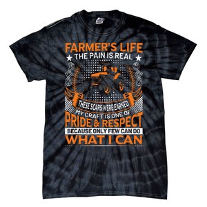 Funny Farmer’s Life Tractors Planting Crops Men Women Tie-Dye T-Shirt