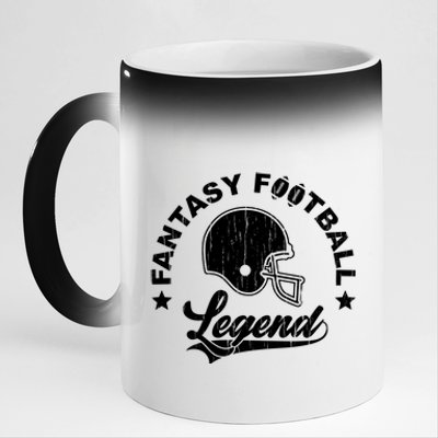 Fantasy Football Legend Funny Gift 11oz Black Color Changing Mug