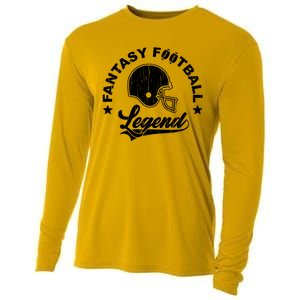 Fantasy Football Legend Funny Gift Cooling Performance Long Sleeve Crew