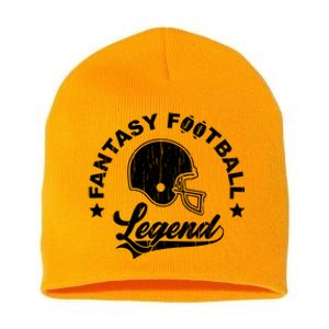 Fantasy Football Legend Funny Gift Short Acrylic Beanie