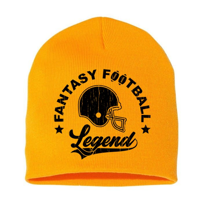 Fantasy Football Legend Funny Gift Short Acrylic Beanie