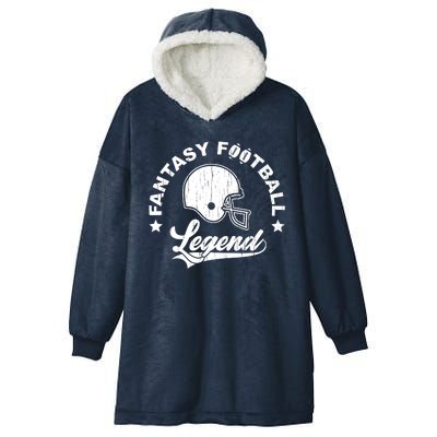 Fantasy Football Legend Funny Gift Hooded Wearable Blanket