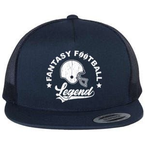 Fantasy Football Legend Funny Gift Flat Bill Trucker Hat