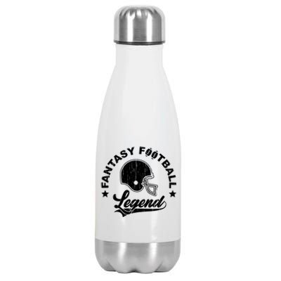 Fantasy Football Legend Funny Gift Stainless Steel Insulated Water Bottle