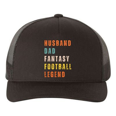 Fantasy Football Legend Gift For Dad Husband Yupoong Adult 5-Panel Trucker Hat