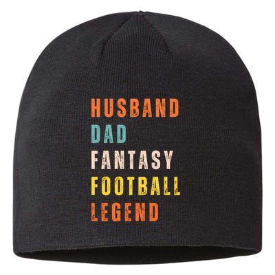 Fantasy Football Legend Gift For Dad Husband Sustainable Beanie