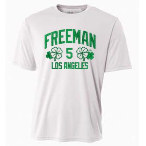 Freddie Free Los Angeles Baseball St PatrickS Clover Funny Gift Cooling Performance Crew T-Shirt