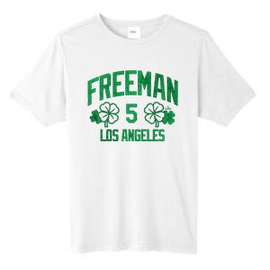 Freddie Free Los Angeles Baseball St PatrickS Clover Funny Gift Tall Fusion ChromaSoft Performance T-Shirt