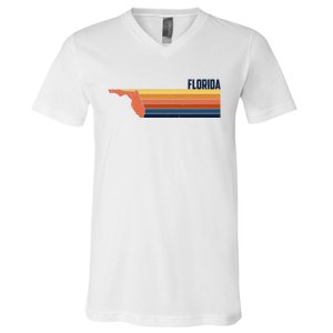 Retro Vintage Florida V-Neck T-Shirt