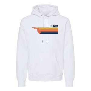 Retro Vintage Florida Premium Hoodie