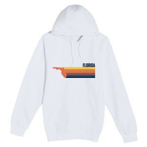 Retro Vintage Florida Premium Pullover Hoodie