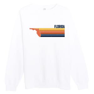 Retro Vintage Florida Premium Crewneck Sweatshirt