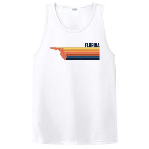 Retro Vintage Florida PosiCharge Competitor Tank