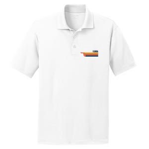 Retro Vintage Florida PosiCharge RacerMesh Polo