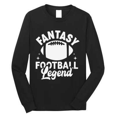 Fantasy Football Legend Sporty Graphic Long Sleeve Shirt