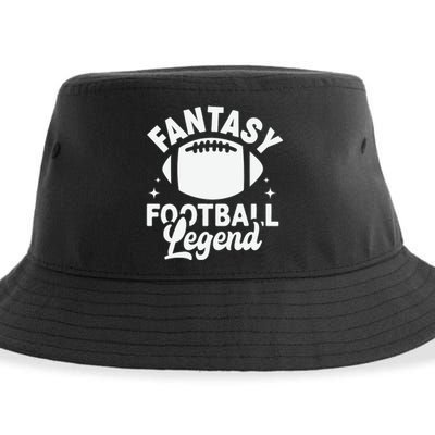 Fantasy Football Legend Sporty Graphic Sustainable Bucket Hat